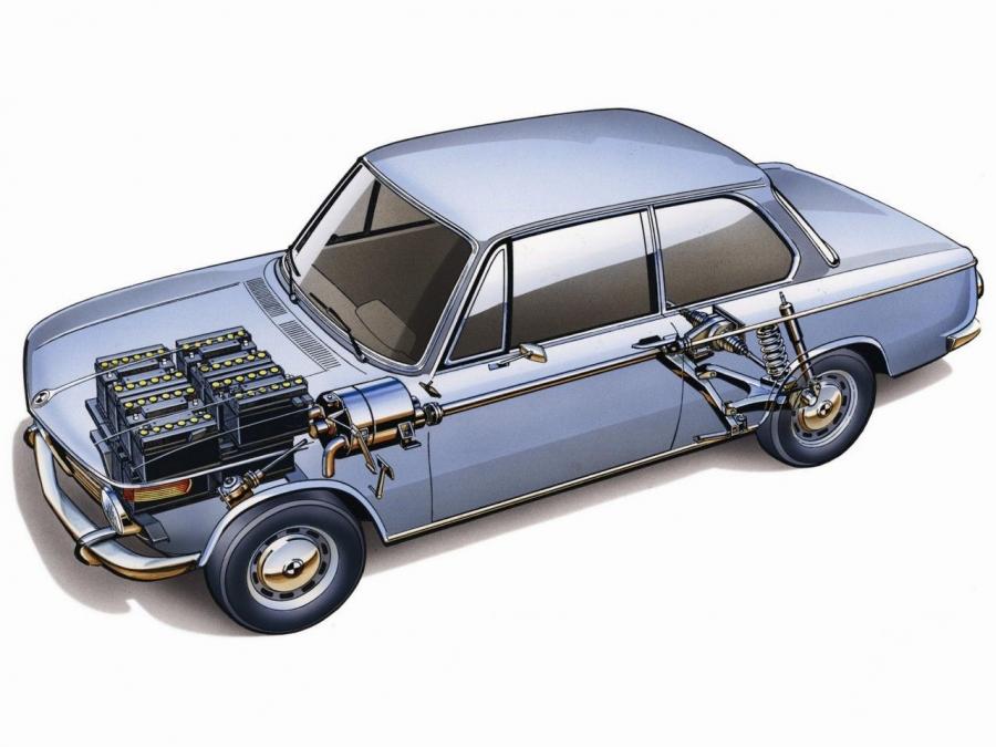  BMW 1602 Electro-Antrieb 1972 года  (фото 2 из 9)